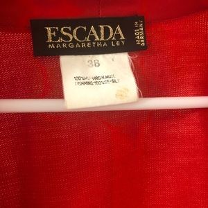 Beautiful elegant red cardigan